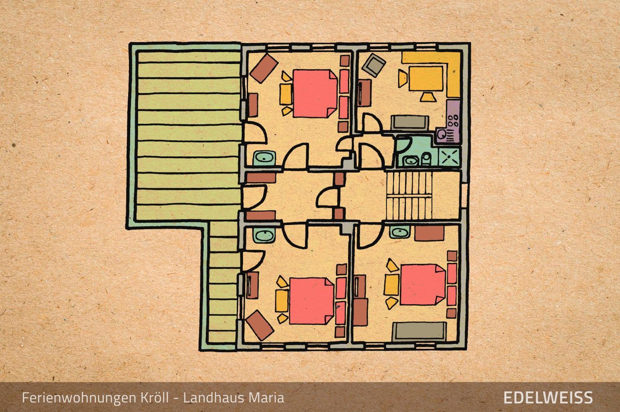 Ferienwohnungen Kroll - Appartements Viktoria Und Landhaus Maria Майрхофен Номер фото